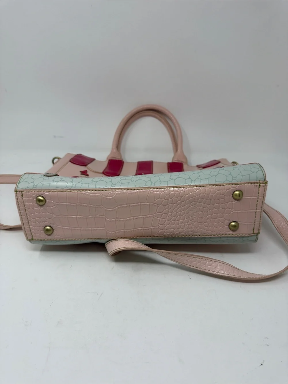 Chocolatiers Pink Bakery Print Satchel